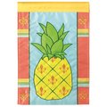 Dicksons 29 x 42 in Flag Double Applique Pineapple Fleur De Lis Polyester Large M001106